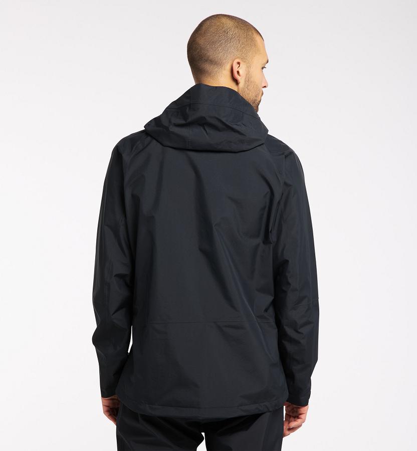 Haglöfs Mens Astral GTX Jacket Black New Zealand 84670KOWG